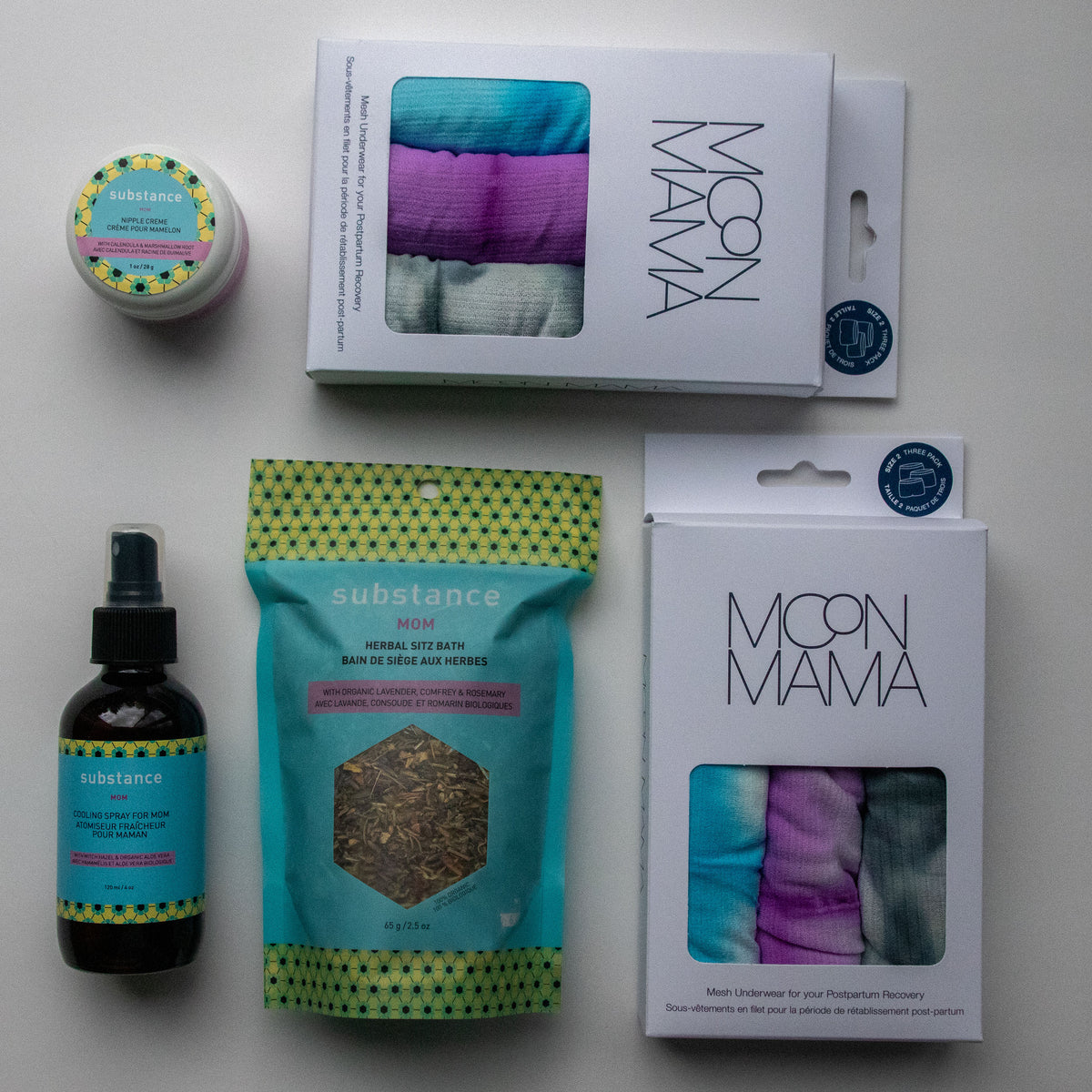 Postpartum Recovery Kit - Dusk 6 Pack – Hey Moon Mama