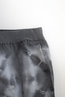 waistband of Phantom Black colour, shibori pattern, postpartum underwear